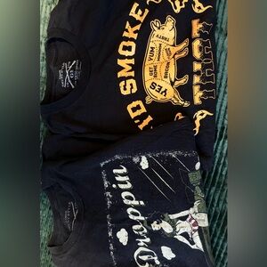 Grunt Style Shirt Bundle Men’s L Patriotic BBQ | Pinup Girl Tee Lot 2